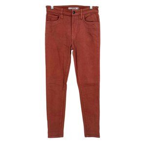Joe's Jeans Saddleback High Rise Skinny Ankle Jeans Waxed Size 27